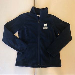 University of Notre Dame Columbia Zip Up Fleece